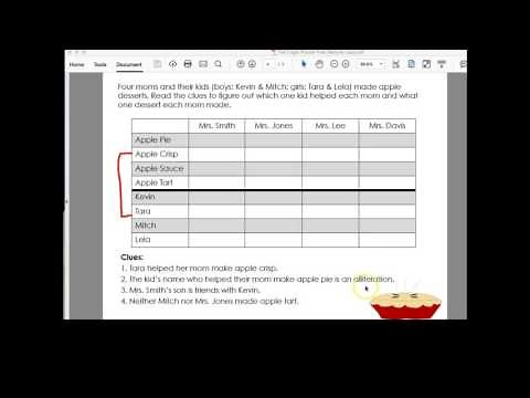 How to Solve a Grid Logic Puzzle