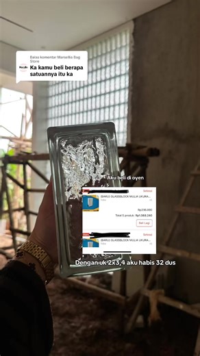 Membalas @Marsellia Bag Store aku beli di sebelah ya🤗 #glasblock #fyp
