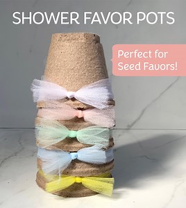 Seed Favor Pot for Baby Shower Favor Seed Packet Pot for Favor Peat Pot for Bridal Shower Seed Favor Baby in Bloom Rustic Favor for Shower - Etsy