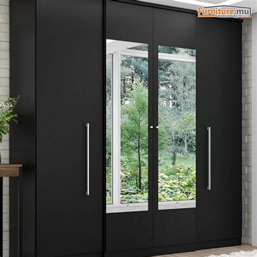 Wardrobe Splendore ✨ Transform your bedroom with the Splendore Wardrobe — where style meets smart storage. Designed to keep your space neat and elegant, this wardrobe offers generous shelving, spacious hanging sections, and a modern finish that complements any bedroom décor. Perfect for organised living and a clutter-free home. 📍 Industrial Zone, Riche Terre 📞 Call: 289 3003 | WhatsApp: 5860 3003 🕙 Visit us: Mon–Sat 10AM–6PM | Sun till 5PM 🌐 Virtual Showroom: https://bit.ly/furnituremuvirtua