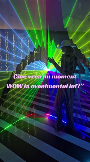 Laser show / efecte speciale „Așa arată un eveniment de neuitat 💥✨ #showdelumini #laser #nunta #evenimente #dj