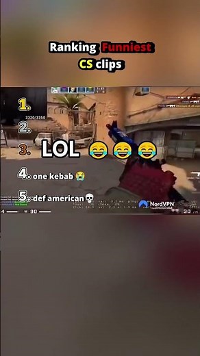 Ranking Funniest CS Clips