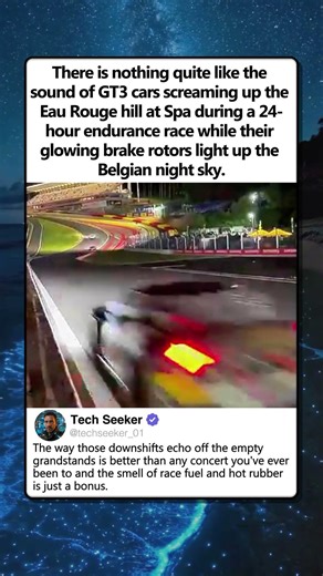 RACING AT NIGHT IS PURE ASMR