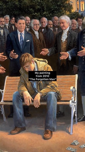 My painting The Forgotten Man from 2010. | Jon McNaughton