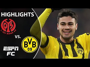 🚨 Gio Reyna with another late winner 🚨 Mainz vs. Borussia Dortmund | Bundesliga Highlights | ESPN FC