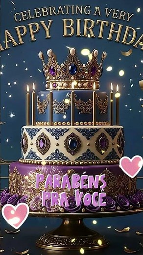 Vídeo Perfeito de Parabéns 💖🎉 #parabéns #parabénspravocê #happybirthday