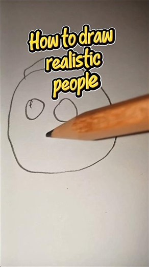 How to draw realistic people.