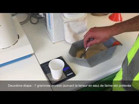 temps de chute de Hagberg coop tonnay boutonne