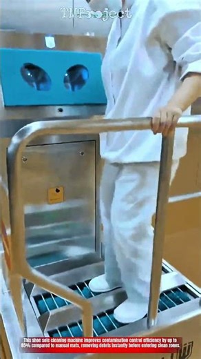 Innovative Shoe Sole Cleaning Machine: High-Efficiency Hygiene Entry Flow