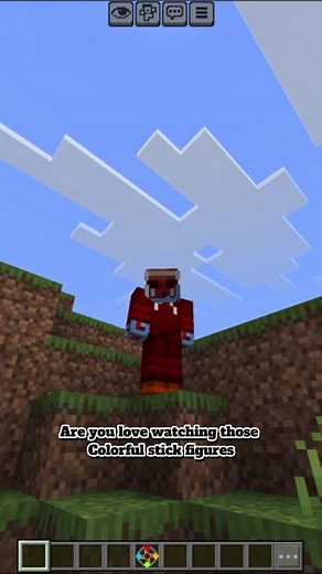 Stick figures add-on is so tuff like fr fr #minecraftbedrock #minecraftmemes #minecraft #minecraftedit #capcut