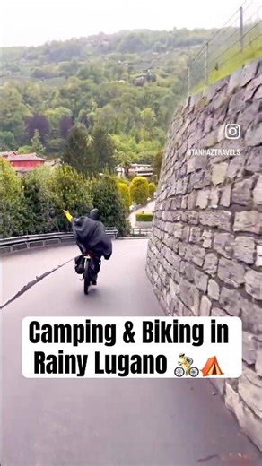 Camping & Biking in Lugano Switzerland 🚴⛺🇨🇭