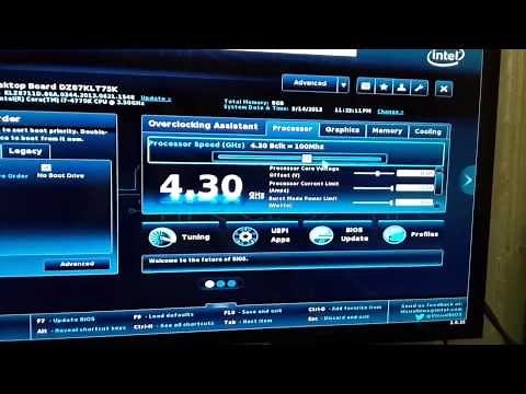 Processor Overclocking i7 - 4770k CPU