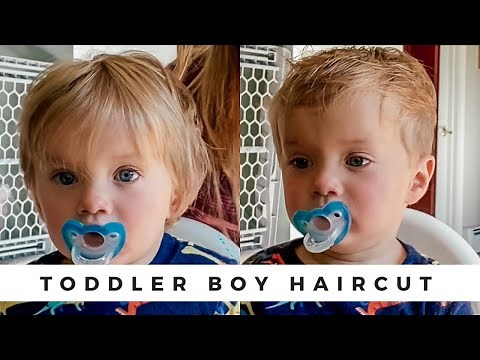 CUTTING TODDLER BOY'S HAIR AT HOME