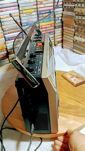 National stereo RX-5156ST 4 band FM Recorder classical tape recorder#shortsviral #trending