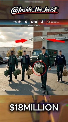 They STOLE $18 MILLION… and GOT CAUGHT for THIS 😳 #heist #crime