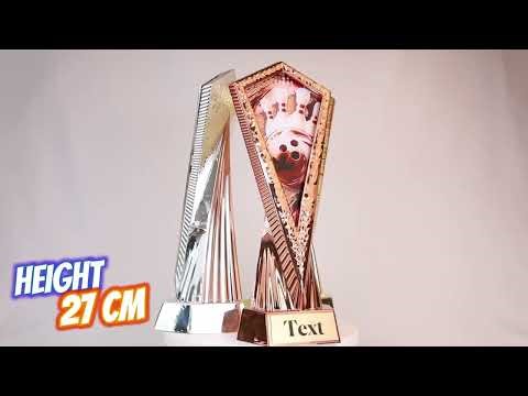 Ten Pin Bowling Trophy Gold Silver Bronze | Apex Sports Awards UK