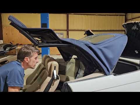 BMW E46 Convertible C pillar repair Soft top