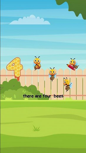 🐝 Counting with Bees | Fun Numbers & Math Learning for Kids 🔢✨