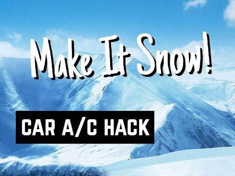 Car A/C Hack - How to Make your AC Cold Colder Coldest - Bundys Garage