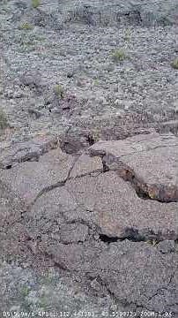 Drone Journey Over Idaho Lava Field