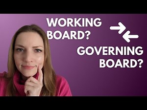 Need a Working VS Governing Nonprofit Board of Directors? Starting a Nonprofit