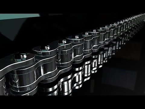 Maya 2014 tutorial : How to model a motorcycle chain