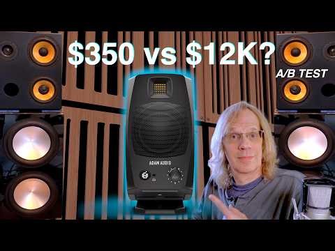 ADAM AUDIO D3V vs $12,000 Studio Monitors (A/B Test)