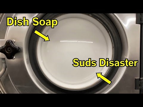 Dish Soap In Your Washing Machine. Can It Be Done?