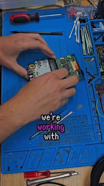 Repairing a Game Boy Color with no sound! 🔧 First, I tested the volume wheel with a multimeter—everything checked out fine there. The real issue? A dirty and corroded headphone jack was cutting off sound to the speakers. A good clean later and the audio is back in action! This issue is so common I feel like I should get a