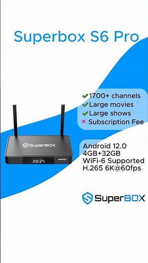 Superbox s6 pro #streaming #fyp #smarttv #tv #superbox #movies #sports #tvshow