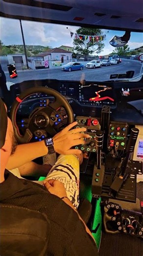 Ma grabesc ba!!! #ets2 #scania #openpipe #steeringwheel #simulator #eurotrucksimulator2 #pxn