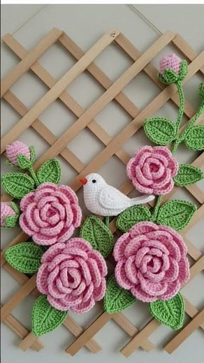 Crochet wall decor ideas 2026 amazing crochet wall hanging #crochetprojects #knittig