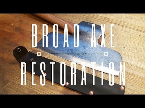 Keesteel Broad Axe Restoration, Hafting & Sheath