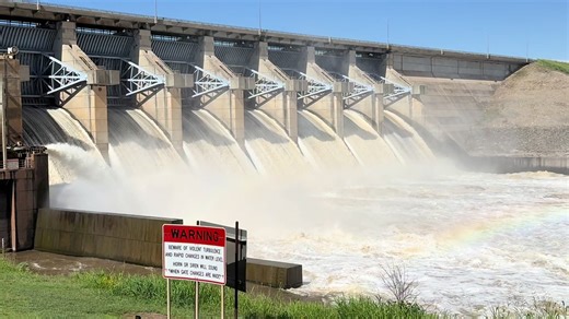 Exploring Kaw Lake Dam in Oklahoma