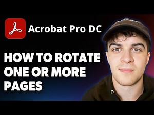 How to Rotate One or More Pages in Adobe Acrobat Pro [2025 Full Guide]
