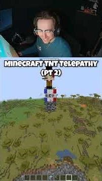 TNT Telepathy Got Out of Control #minecraft #shorts