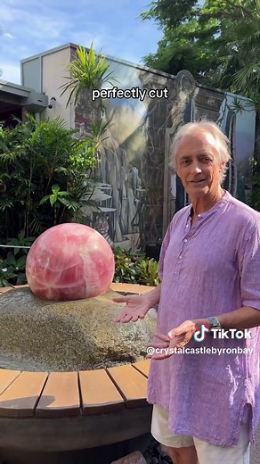Discover the Enchanting Rose Quartz Fountain at Crystal Castle