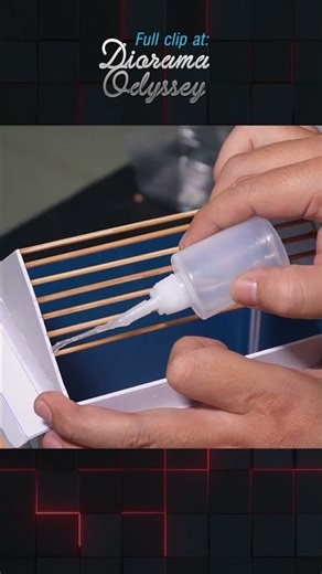 Building a Vintage Blue Cottage from Foam Board and Paper (ASMR) | Diorama Odyssey