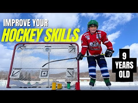 Various Fun Hockey Drills For Kids [Outdoor Rink]