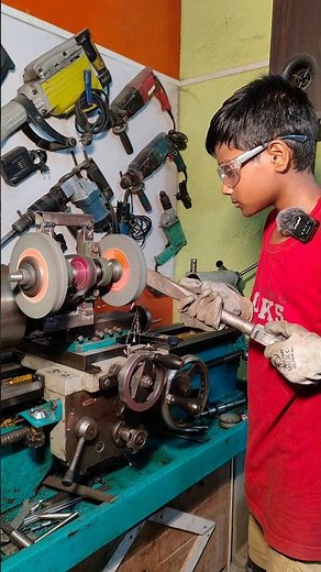 Bench Grinder Installation For Lathe Machine Full Short Video...