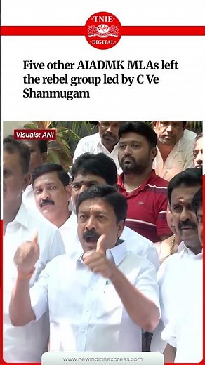 Three AIADMK MLAs defect to Vijay's TVK party in Tamil Nadu