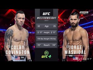 COLBY COVINGTON VS JORGE MASVIDAL FULL FIGHT UFC 272