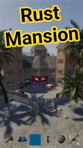 Rust Mansion Build on Rust Console #rust ru#fy #gaming #rustgame #fyp #fypシ #rustconsole #tt