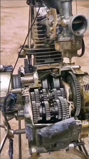 Honda Cutaway Engine Running! #cutaway
