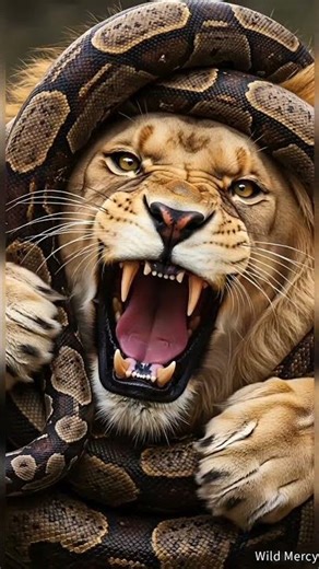 “Snake vs Lion: Epic Battle in the Wild – Who Wins?”