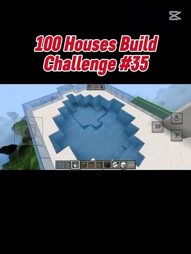 Easy Modern House Build in Minecraft 🏡 | 100 Houses Build Challenge #35