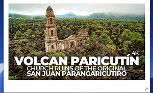 Views: Parícutin Volcano Church Ruins, San Juan Parangaricutiro, Mexico