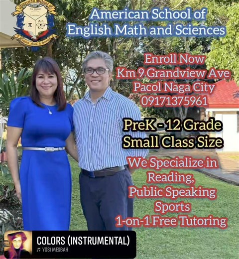 ENROLL NOW! Space is Limited for the 2024-2025 School Year to maintain our Small Class Model. Click the Sign-Up Button ☝️. PM or Email Us For Questions. | American School of English Math and Sciences