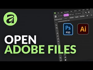 How to Open Photoshop (PSD) & Illustrator (AI) Files in Affinity (Full Import Guide for Beginners)