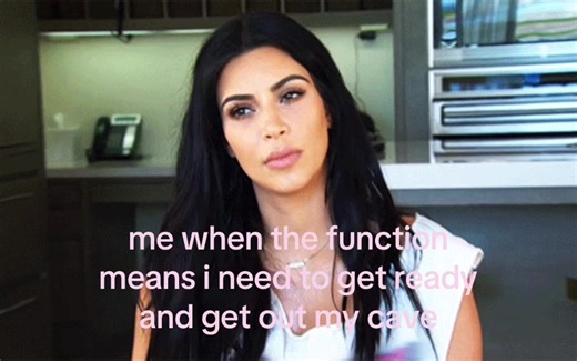 Kim Kardashian GIF: Getting Ready and Leaving the Cave